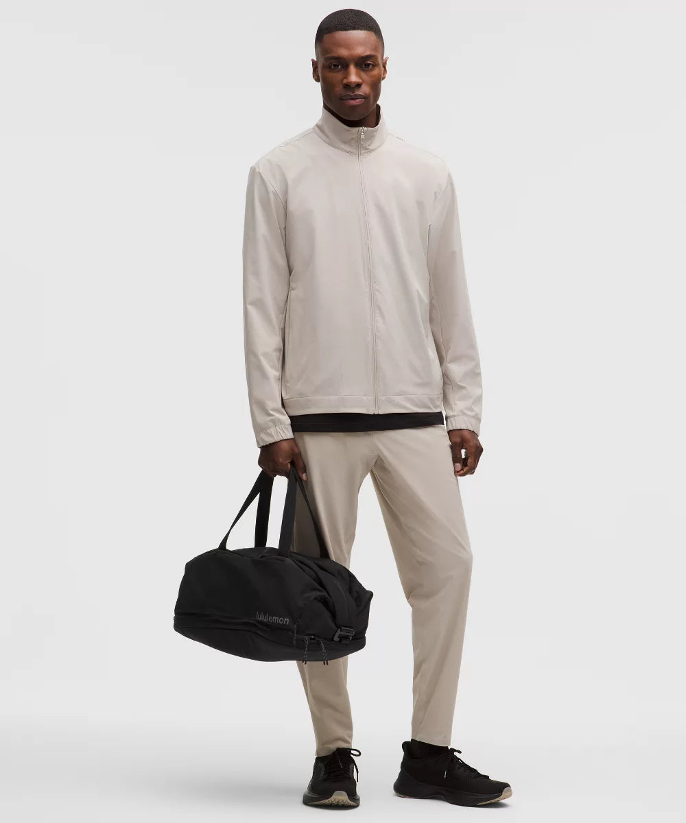 Alba Leather Duffle - Black
